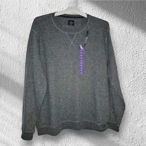 MEMBER'S MARK DARK GREY CREWNECK PULLOVER THERMAL SHIRT SIZE XXL